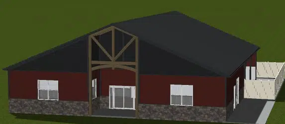 kennel 3D mockup