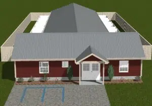 kennel 3D mockup