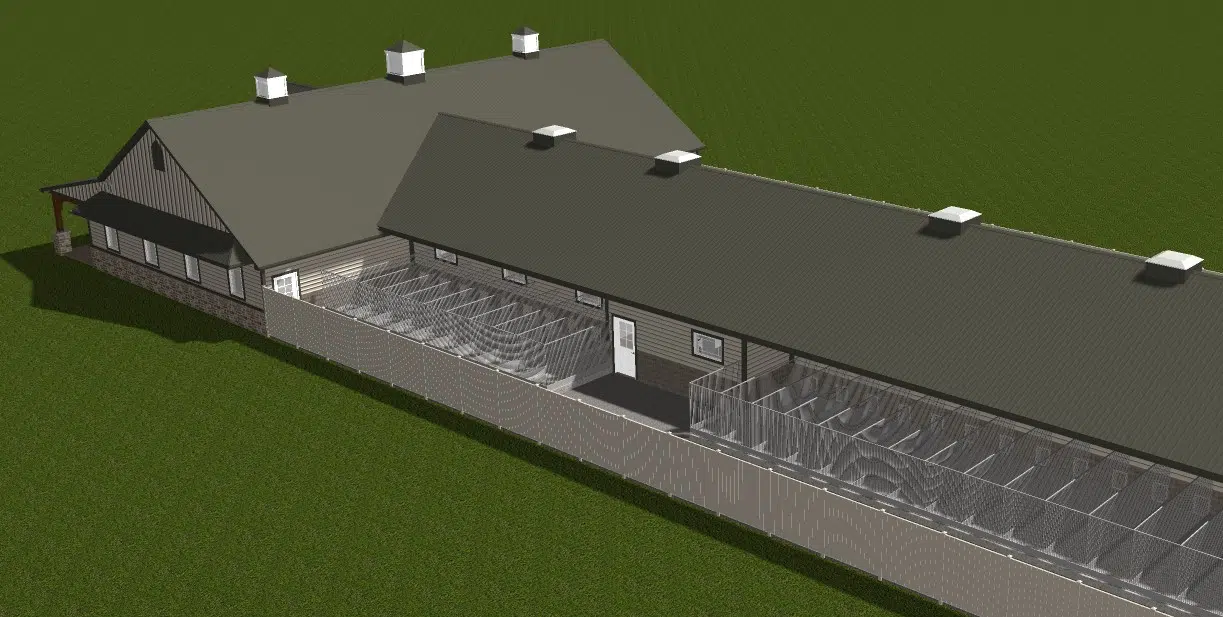kennel 3D mockup