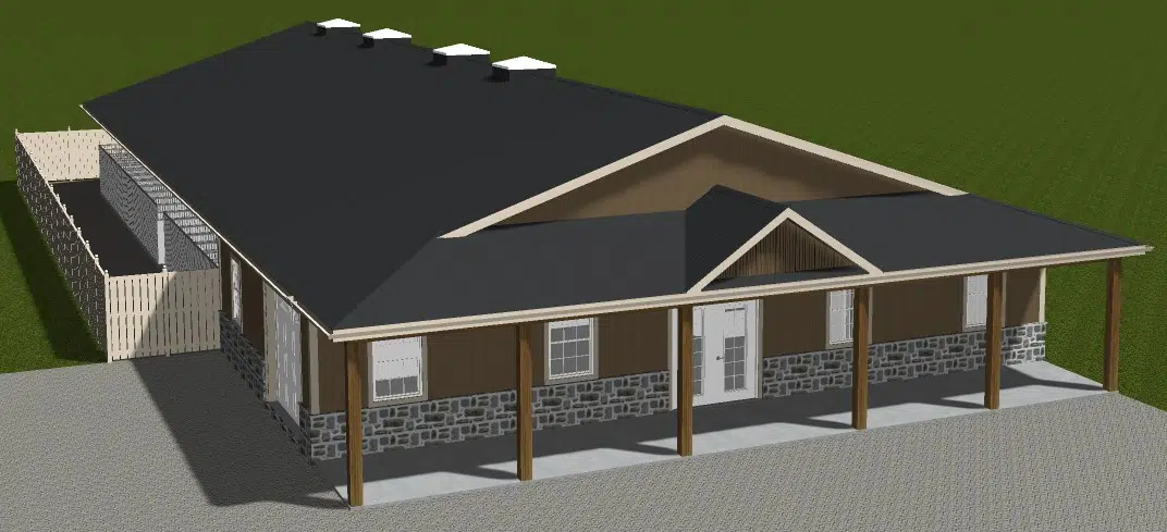 kennel 3D mockup